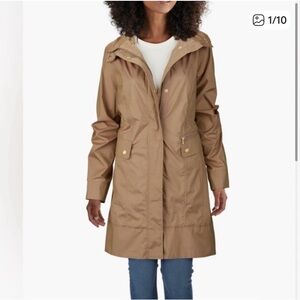 Cole Haan Tan Jacket with Gold Accents